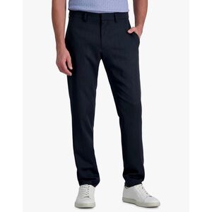 Size 38 x 32 Kenneth Cole Navy Stretch Slim Fit Flat Front Dress Pant